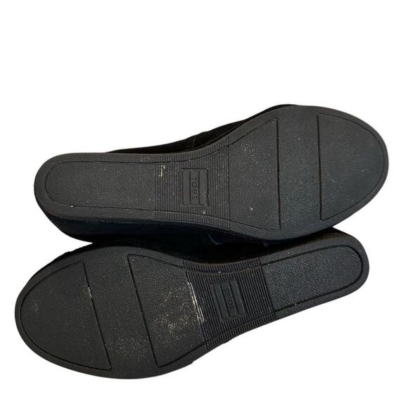 TOMS Women's Desert Wedge Ankle Booties Black Size 7.5 Chukka - Picture 6 of 7